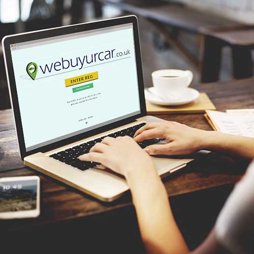 Enter your details and we can buy your car today New customer entering their details on the webuyurcar website